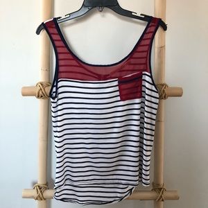 Stripes tank. Size M